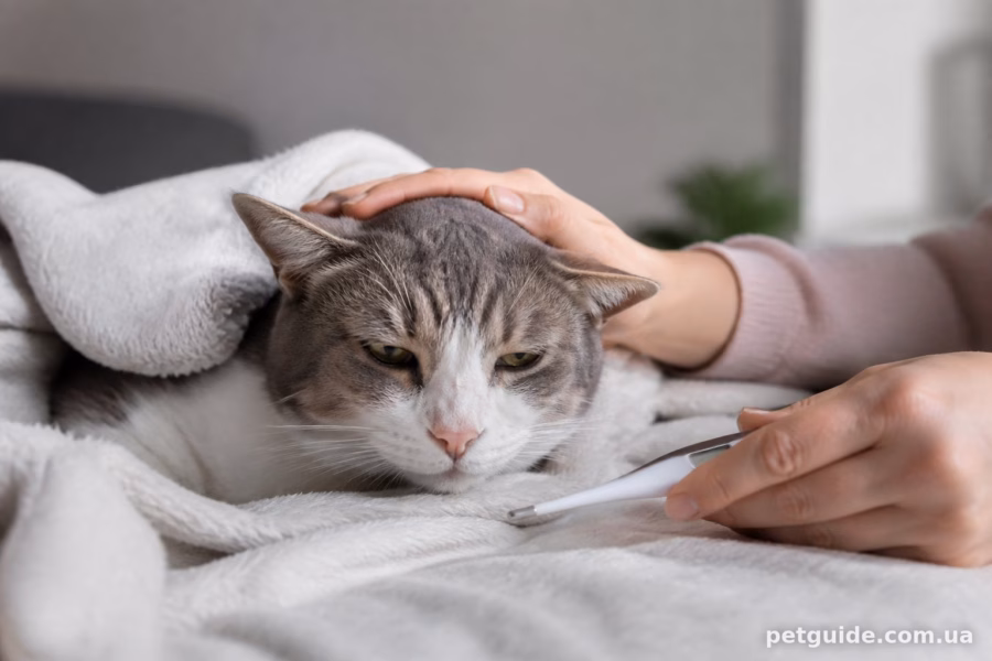 Що робити, якщо у кота підозра на інфекцію